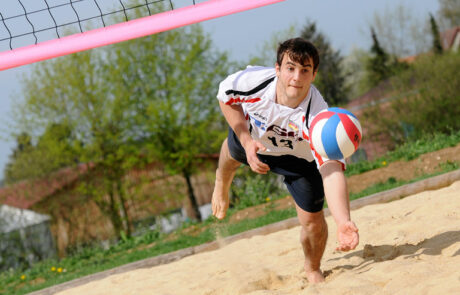 Freizeitmöglichkeit Volleyball