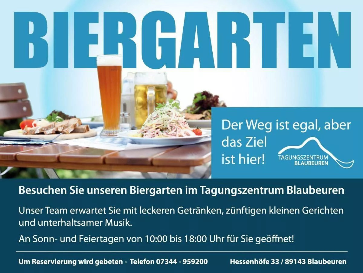 Flyer Gast an Rezeption im Tagungszentrum Blaubeuren