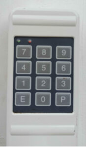 Codeschloss Haus Blau